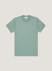 Men's Relaxed Fit Heavyweight T-shirt in Steel Green