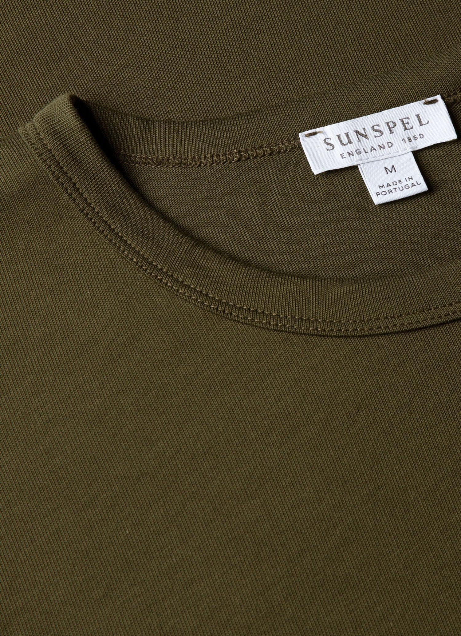 Men's Heavyweight Jersey T-shirt in Deep Olive