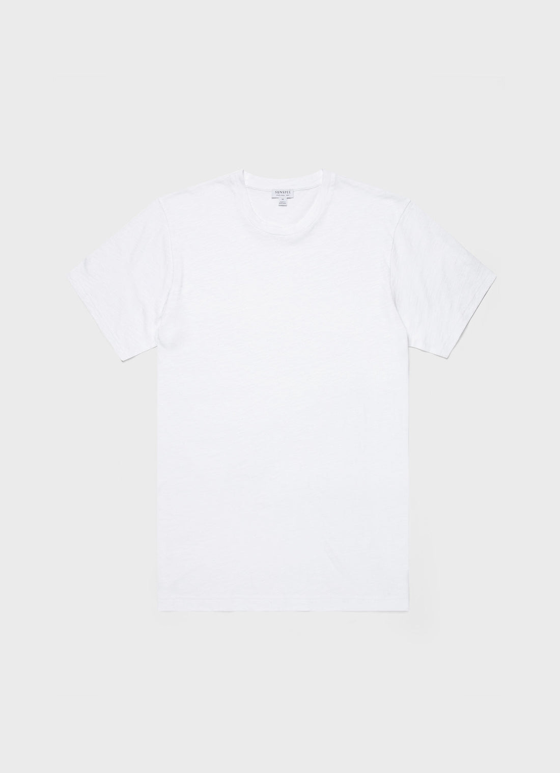 Men's Cotton Linen T-shirt in White