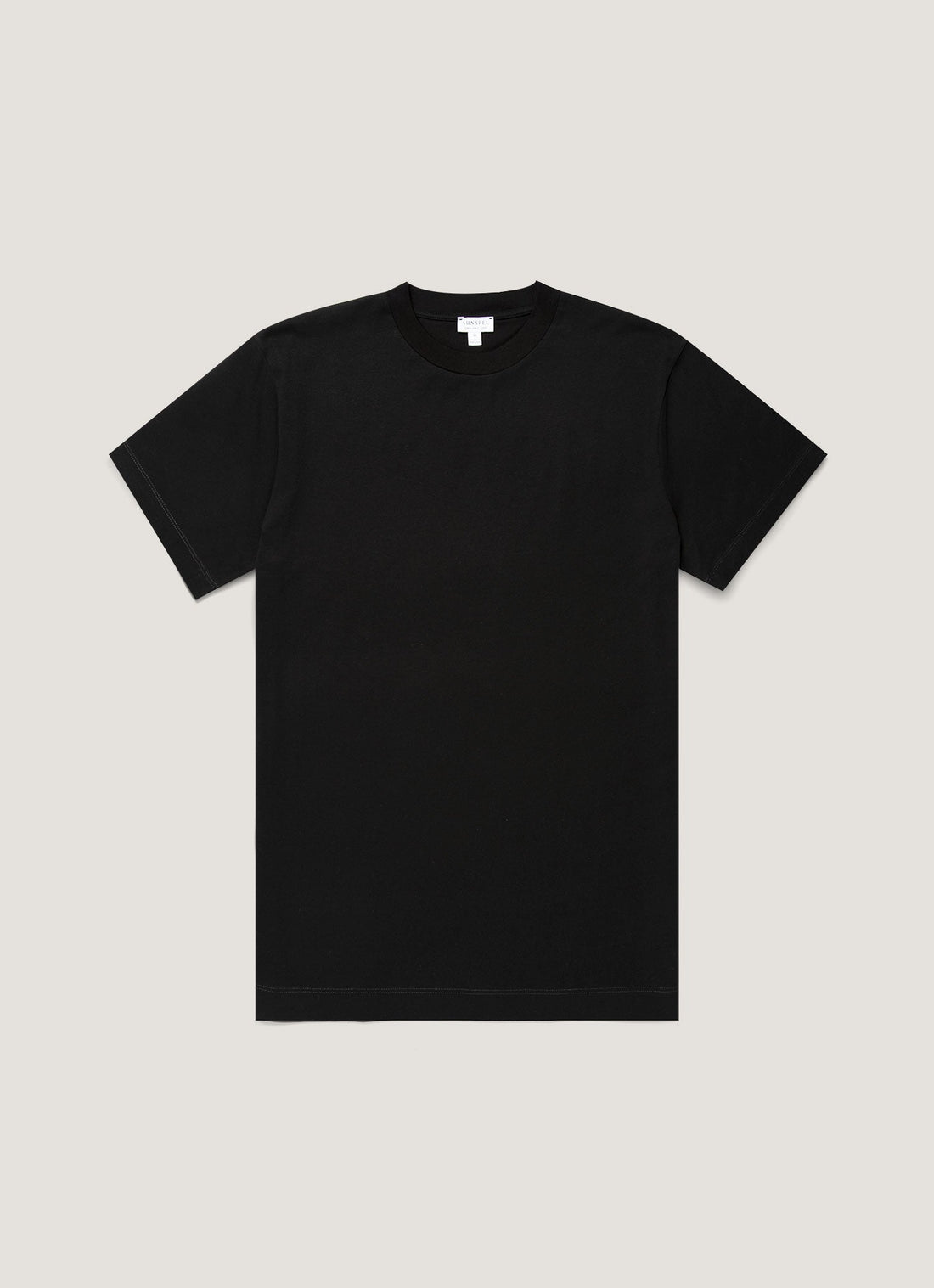 Men's Brushed Cotton T-shirt in Black