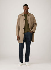 Men's Long Sleeve Heavyweight Jersey T-shirt in Deep Olive