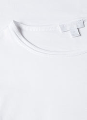 Men's Sea Island Cotton Underwear T-shirt in White