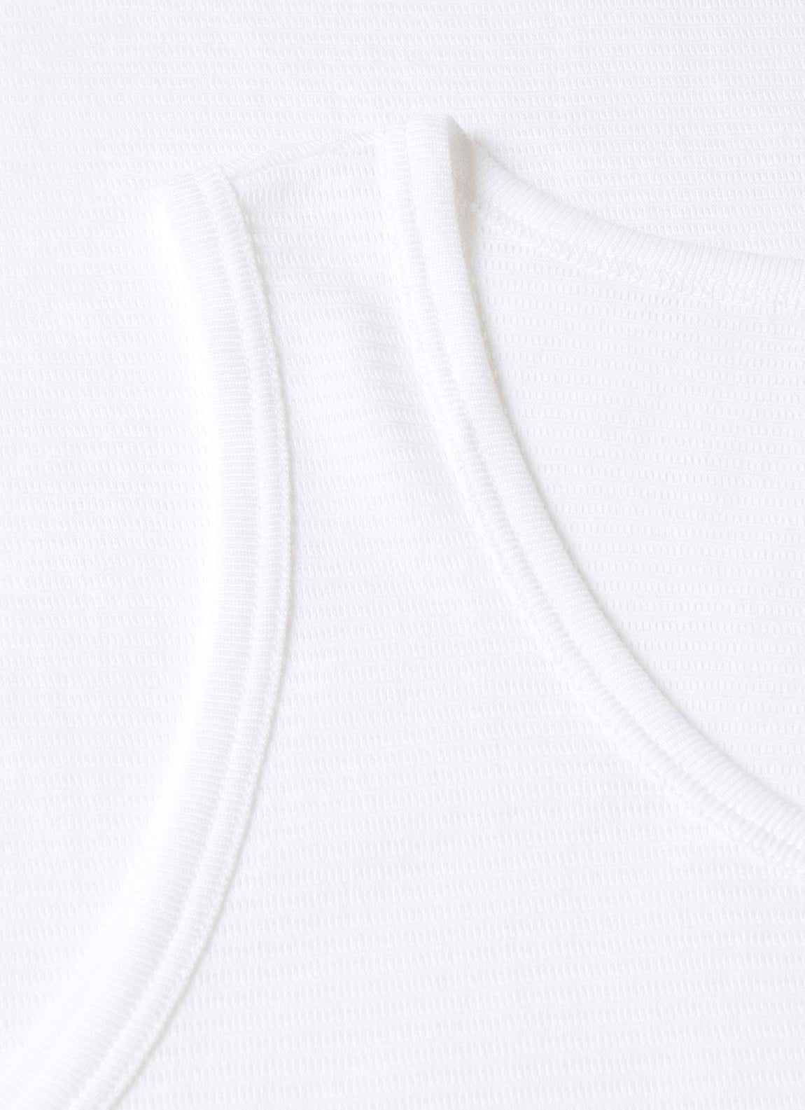 Men's Cellular Cotton Underwear Vest in White