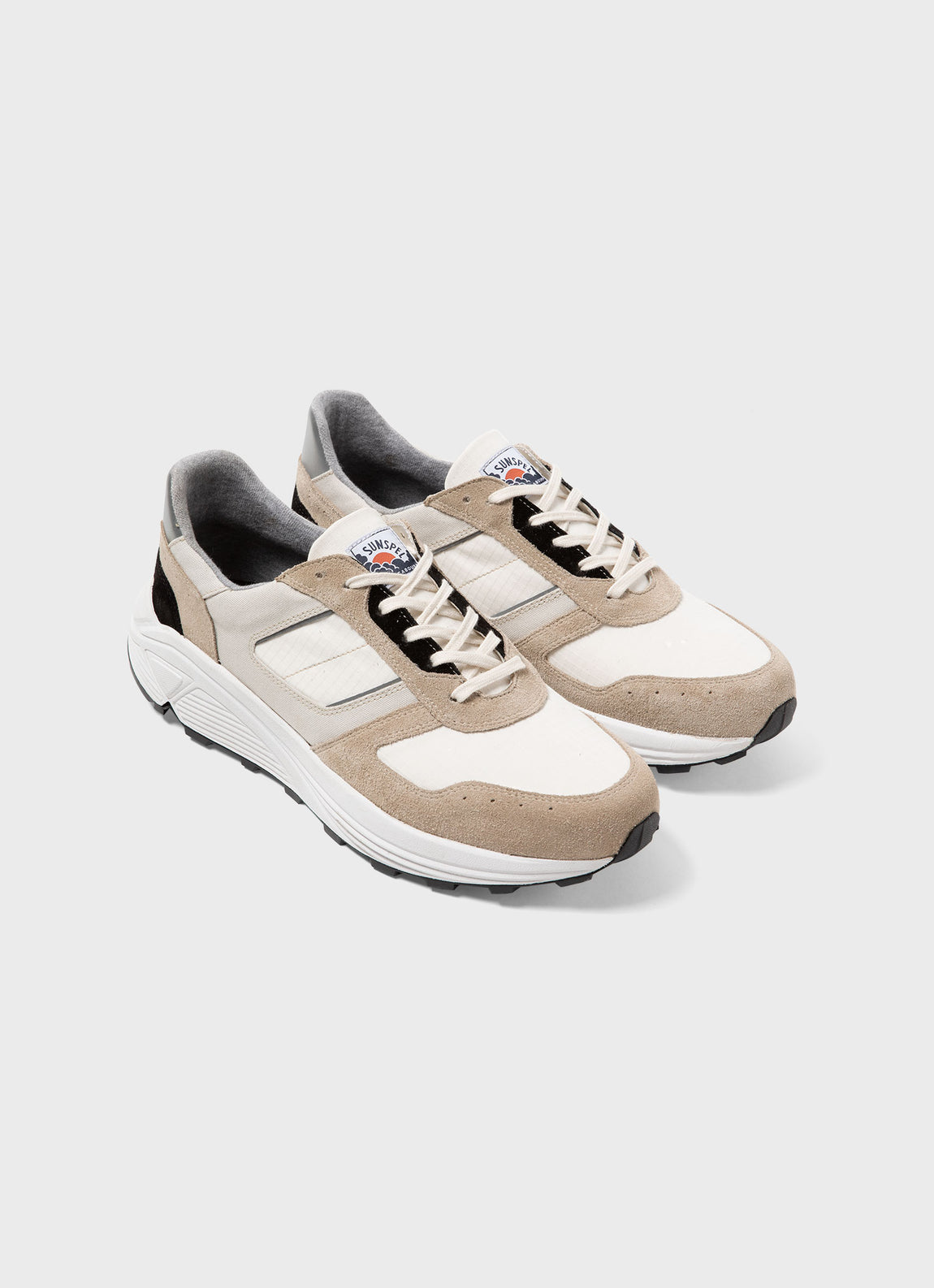 Men's Sunspel x Nigel Cabourn Sneaker in Stone