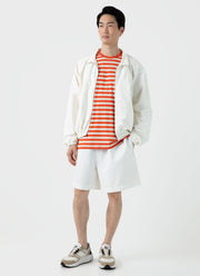 Men's Sunspel x Nigel Cabourn Ripstop Army Jacket in Off White