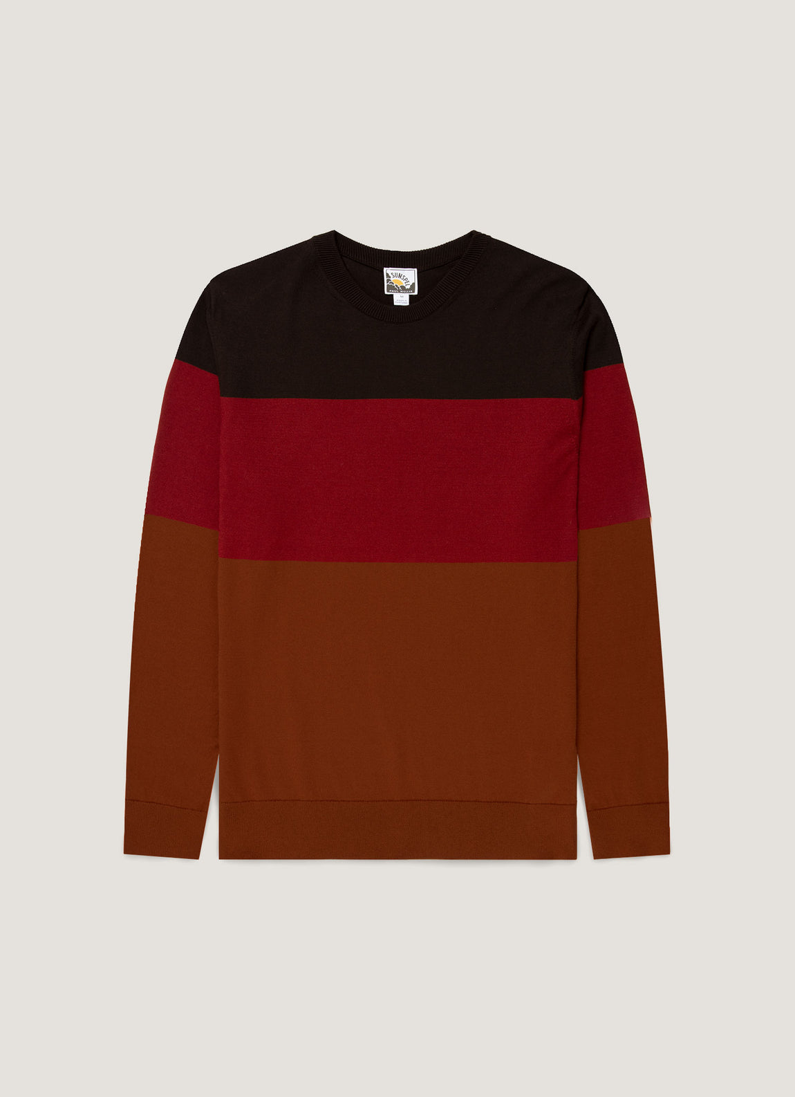 Men's Sunspel x Paul Weller Jumper in Dark Brown