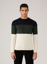 Men's Sunspel x Paul Weller Jumper in Forest