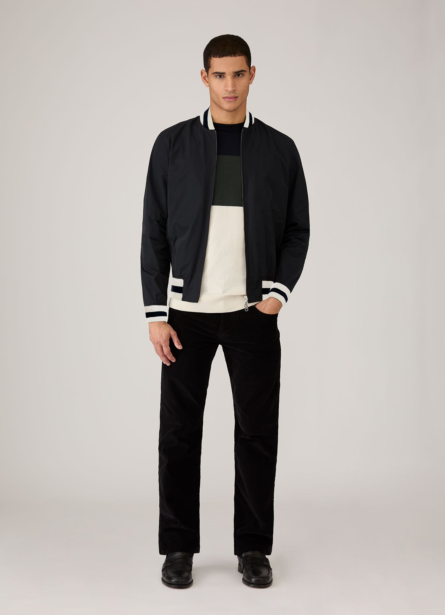 Men's Sunspel x Paul Weller Jumper in Forest
