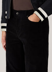 Men's Sunspel x Paul Weller Corduroy Trouser in Black