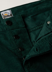 Men's Sunspel x Paul Weller Corduroy Trouser in Forest