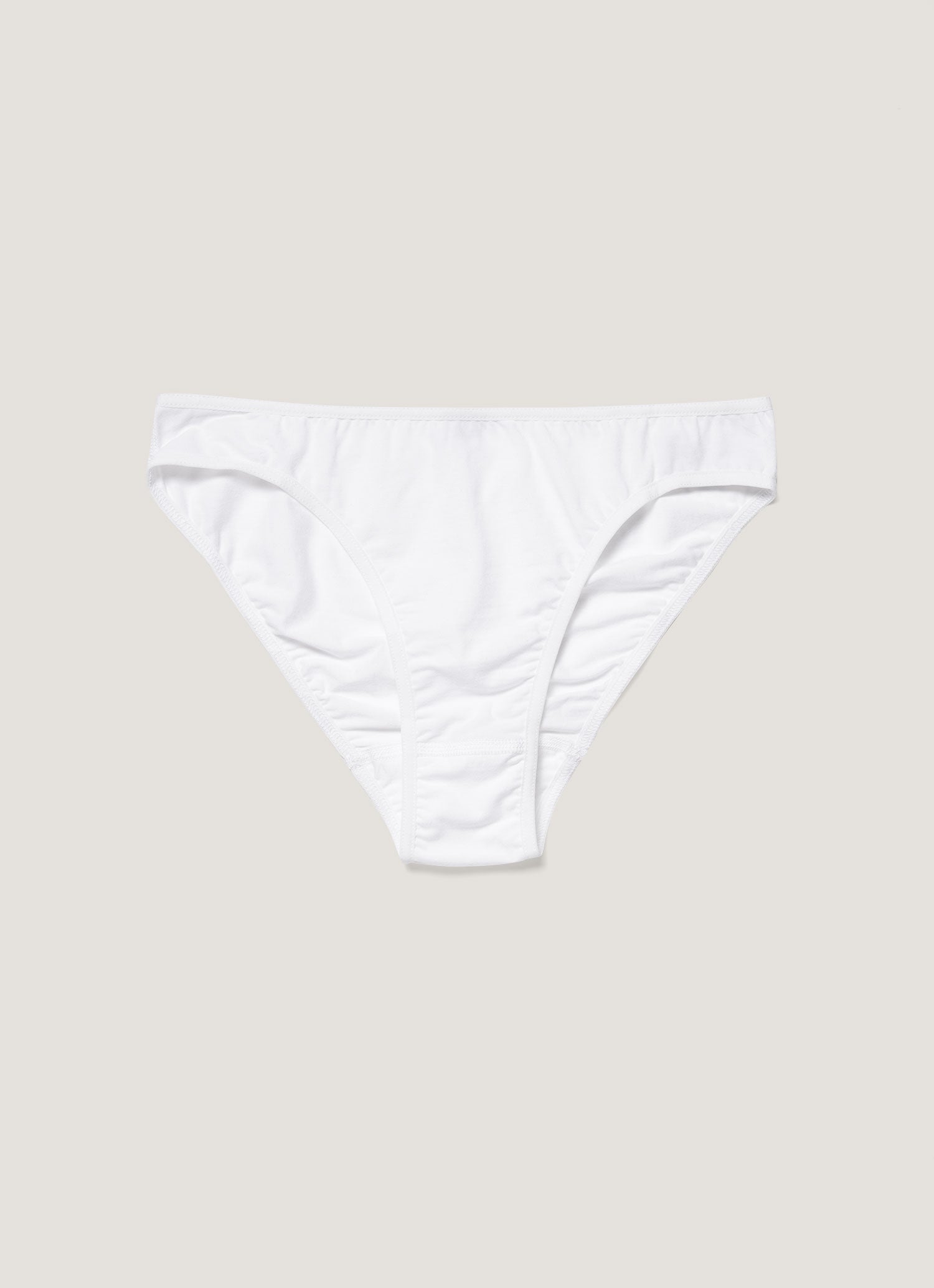 Women's Cotton Brief in White