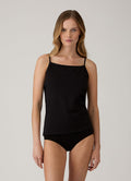Women's Cotton Cami in Black