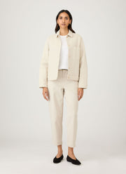 Women's Chore Jacket in Chalk