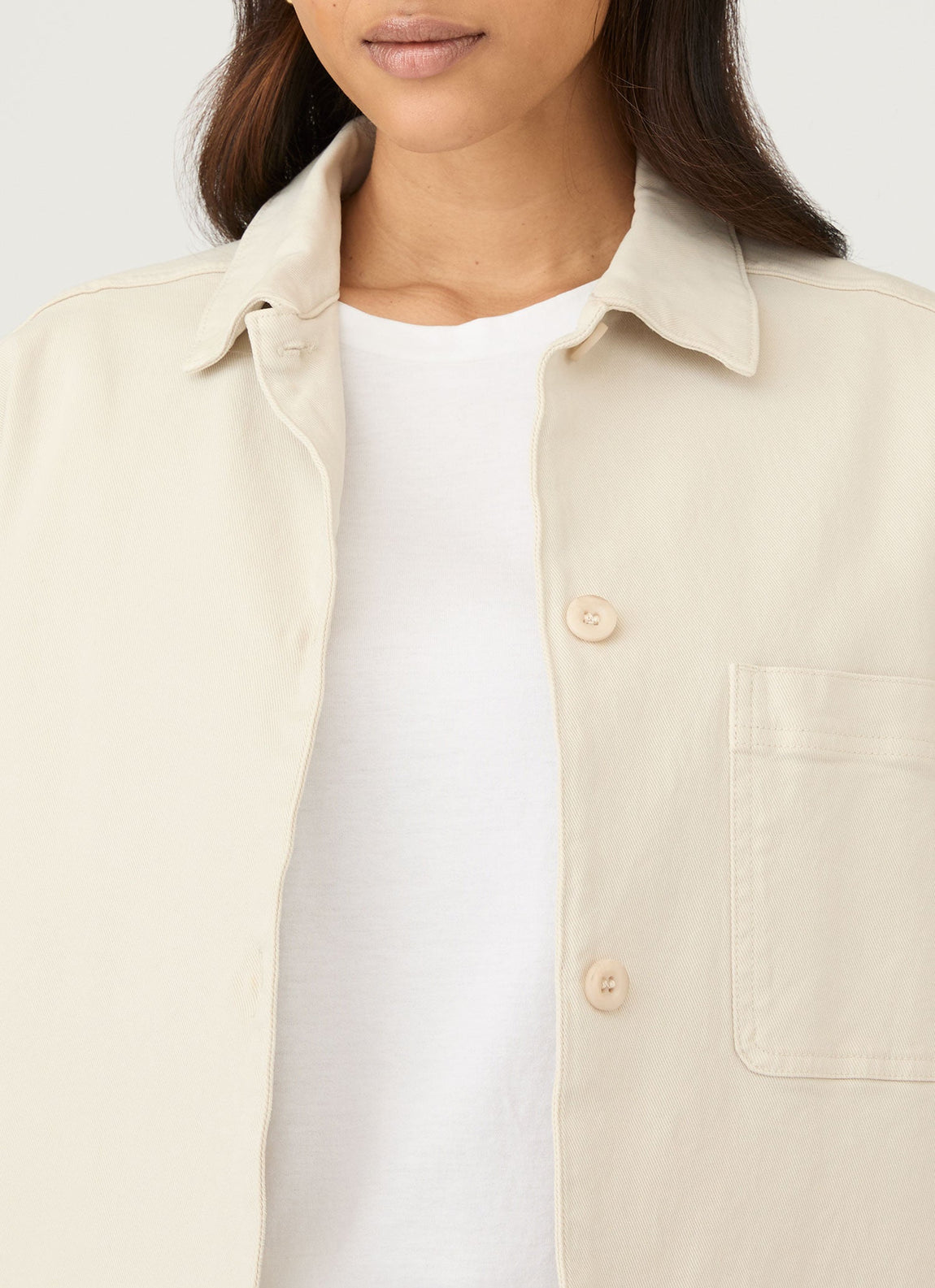 Women's Chore Jacket in Chalk