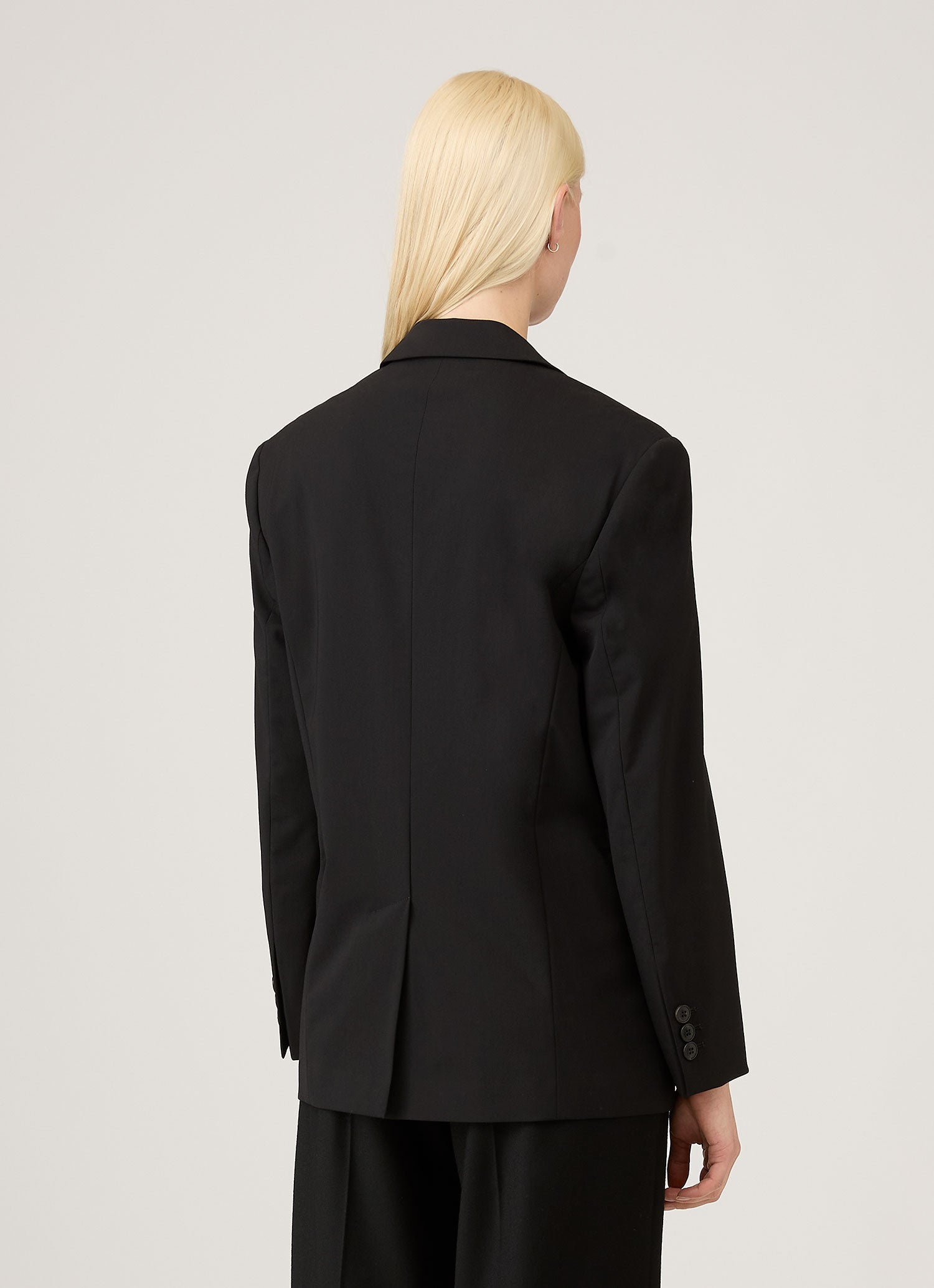 Women's Wool Blazer in Black