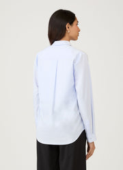 Women's Cotton Shirt in Blue