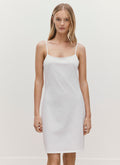Women's Cotton Slip in White