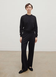 Women's Supima Loopback Sweatpants in Black