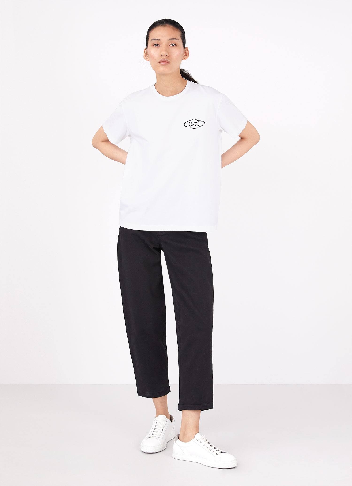 Women's David Shrigley Boy Fit T-shirt in White