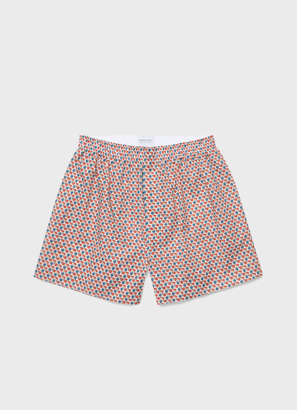 Men's Liberty Print Boxer Shorts in Liberty Red Velodrome