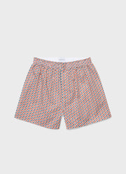 Men's Liberty Print Boxer Shorts in Liberty Red Velodrome