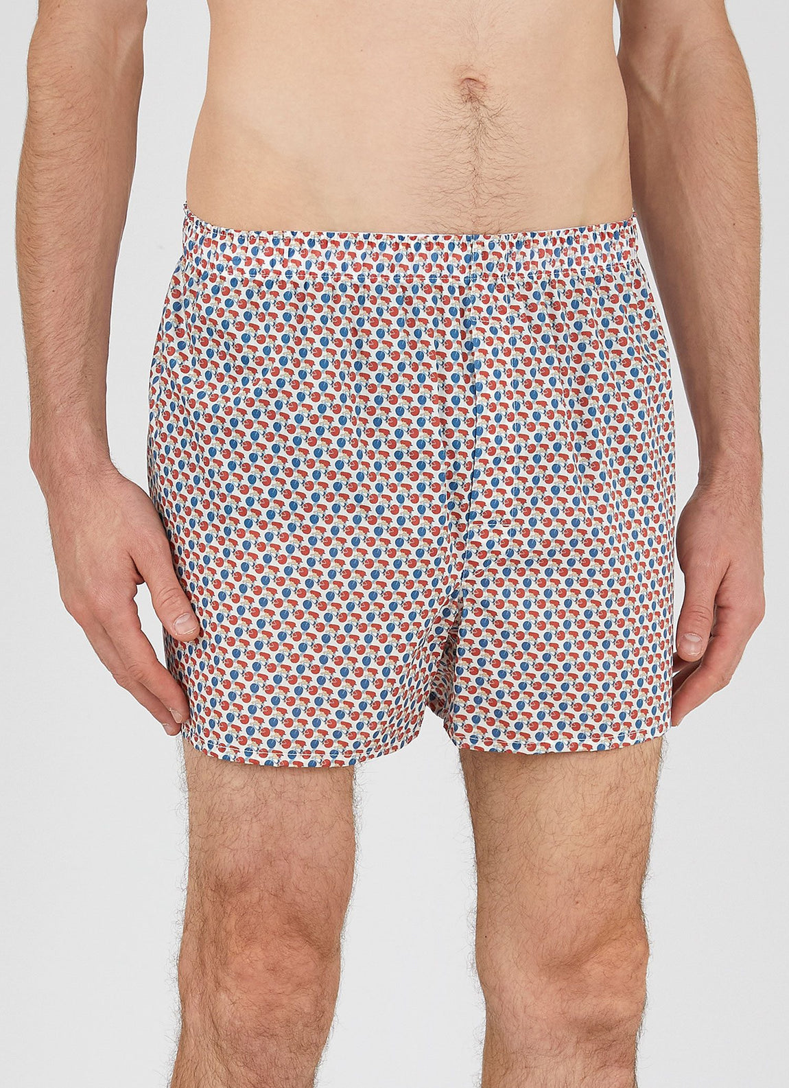 Men's Liberty Print Boxer Shorts in Liberty Red Velodrome