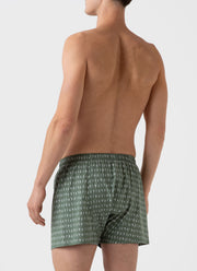 Men's Classic Print Boxer Shorts in Thyme Mini Florals