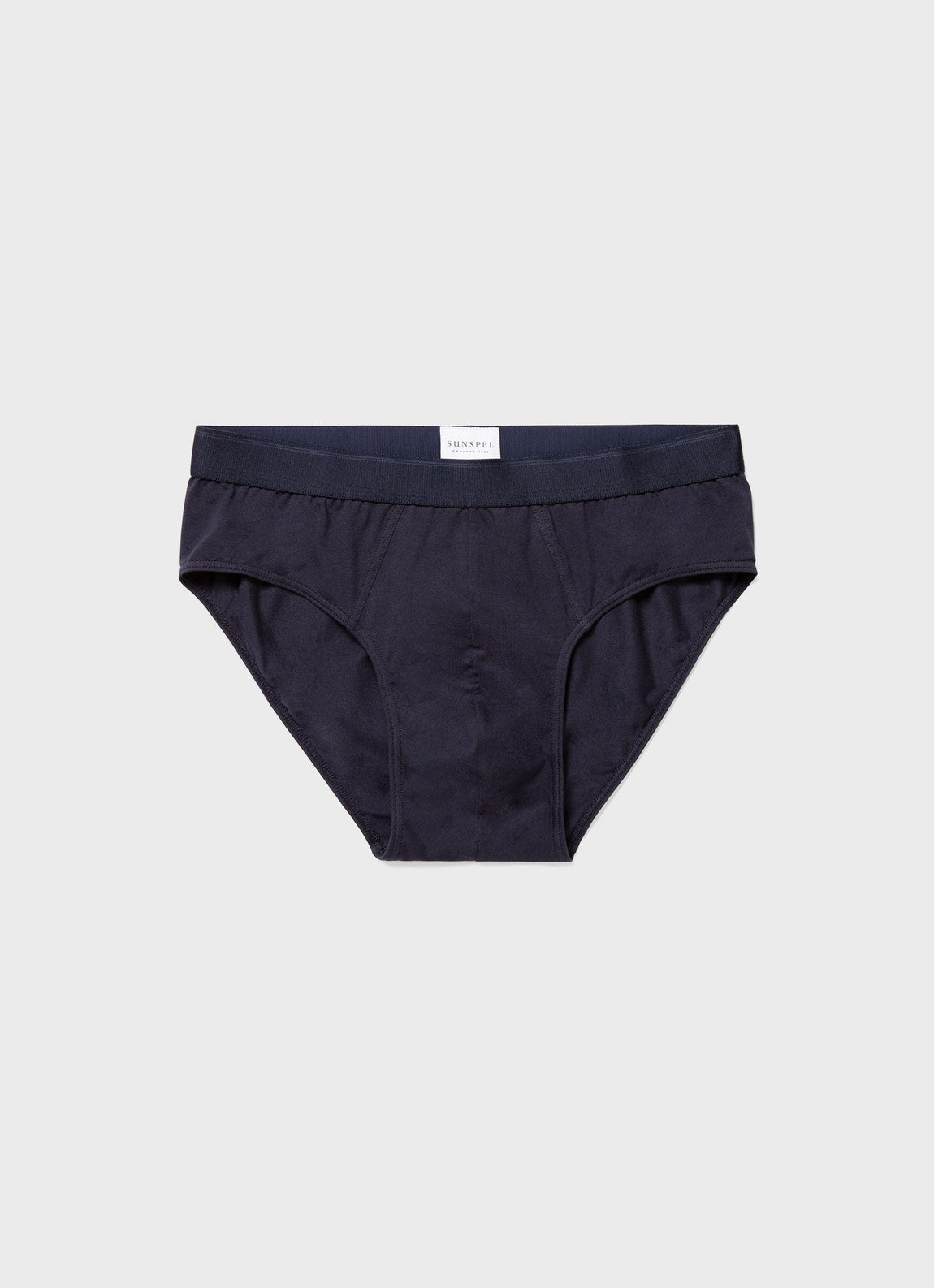 Men's Stretch Cotton Briefs in Navy