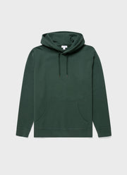 Men's Loopback Hoodie in Dark Green