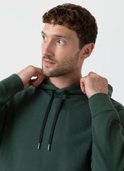 Men's Loopback Hoodie in Dark Green