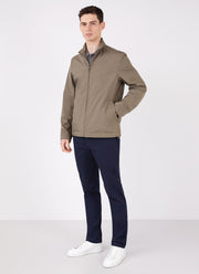 Men's Technical Jacket in Dark Stone