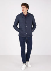 Men's Insulated Coach Jacket in Navy
