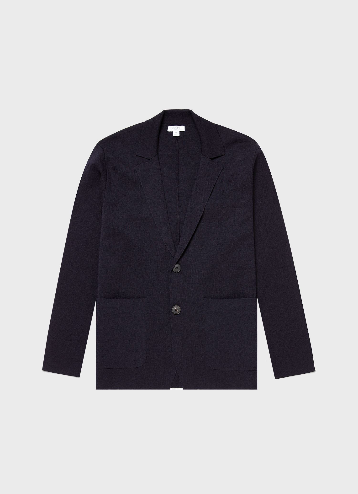 Men's Merino Milano Blazer in Navy