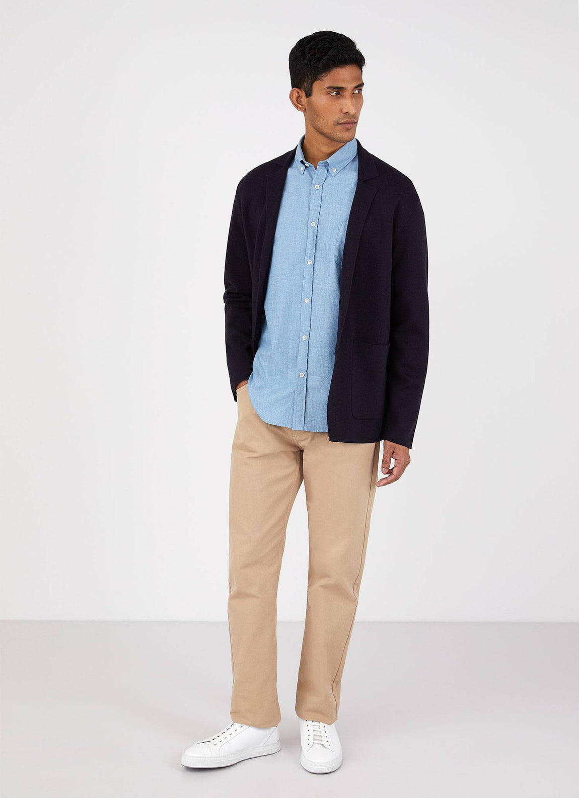 Men's Merino Milano Blazer in Navy