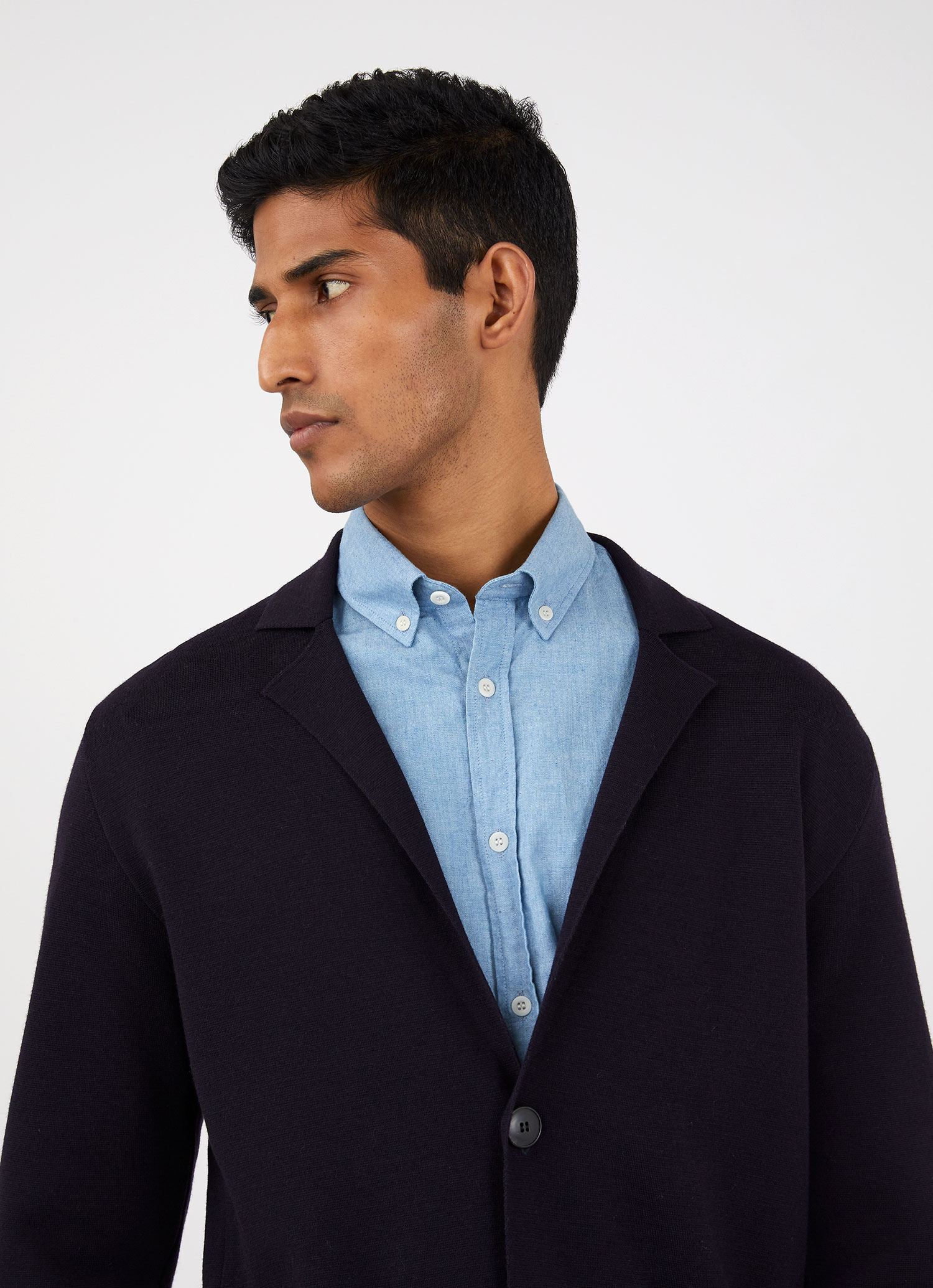 Men's Merino Milano Blazer in Navy