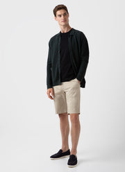 Men's Knitted Jacket in Seaweed