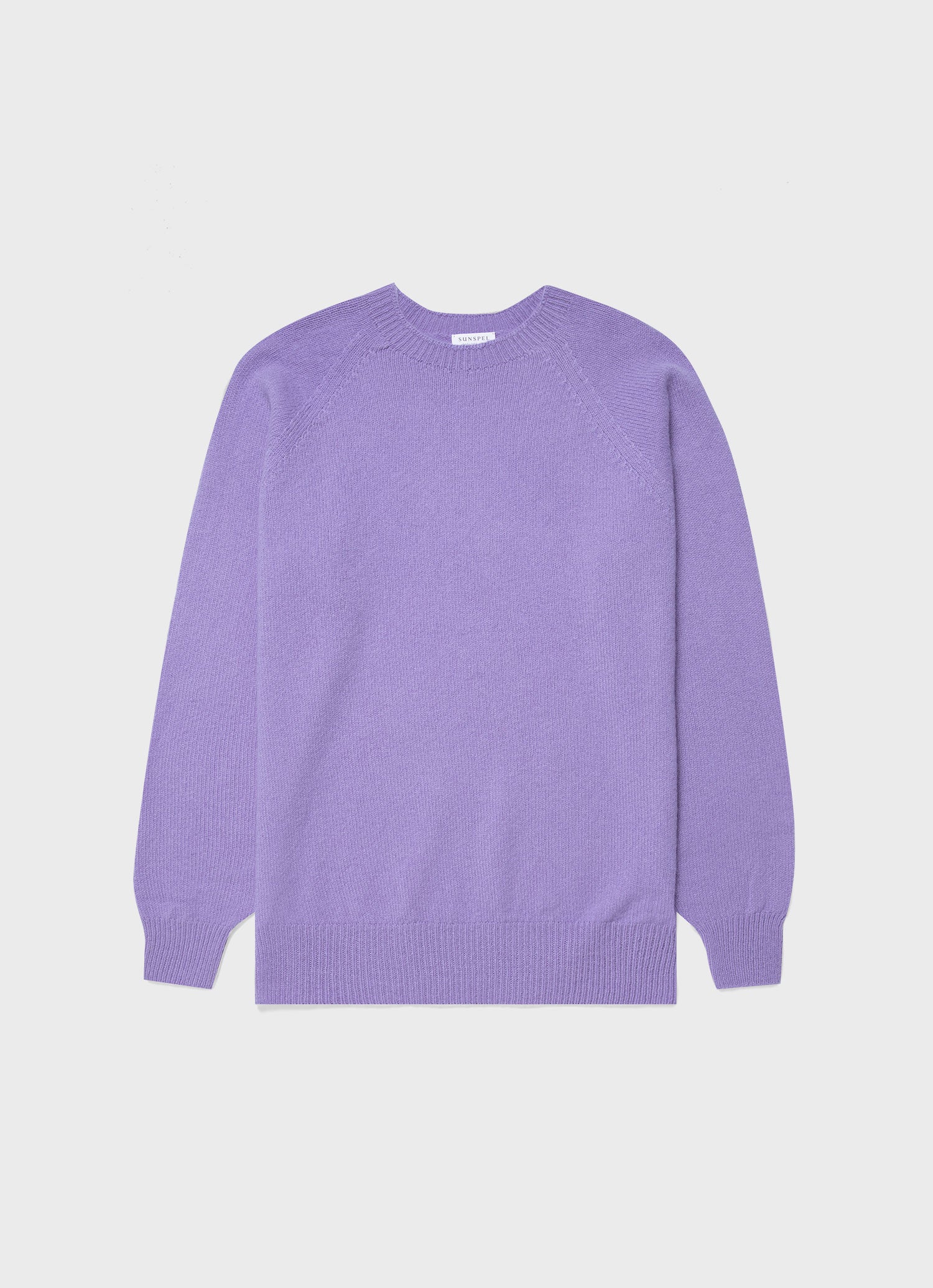 Men's Lambswool Crew Neck Jumper in Heather
