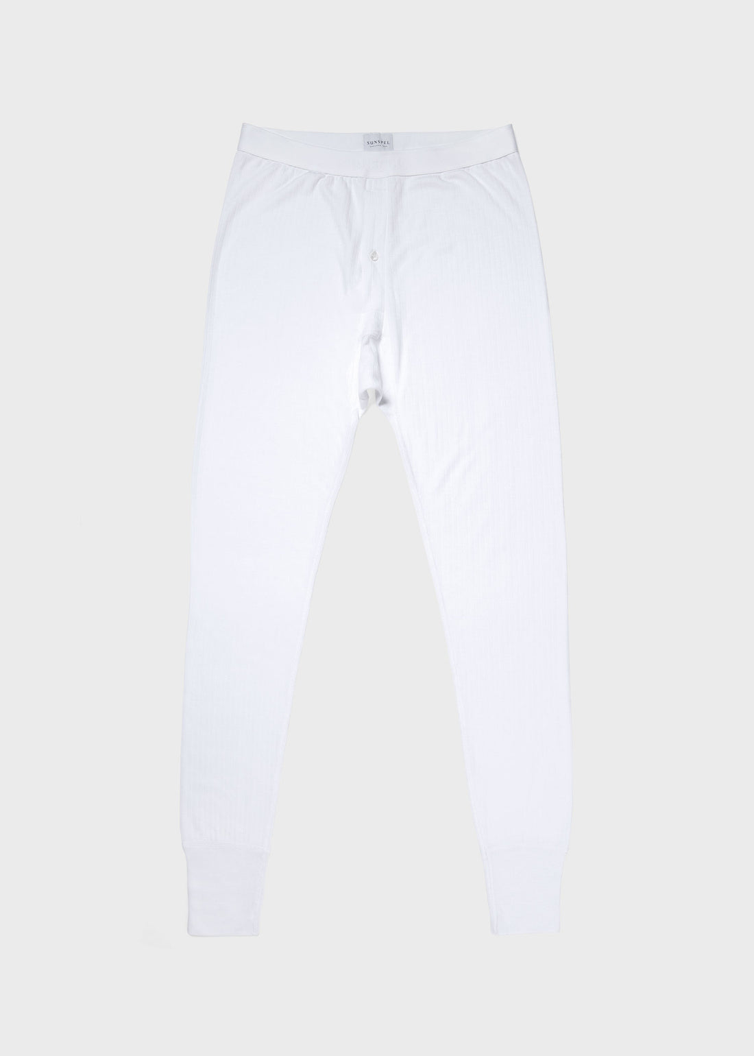 Men's Thermal Long Johns in White