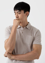 Men's Riviera Polo Shirt in Light Sand