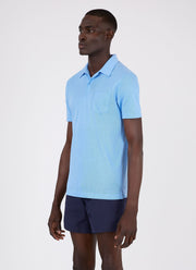 Men's Riviera Polo Shirt in Mid Blue