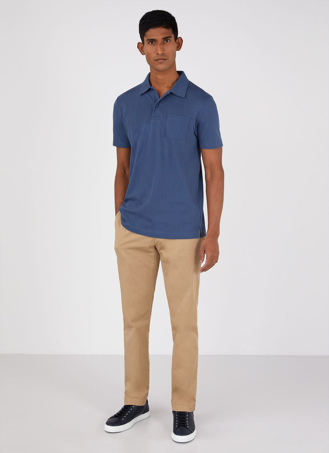 Men's Riviera Polo Shirt in Atlantic Blue