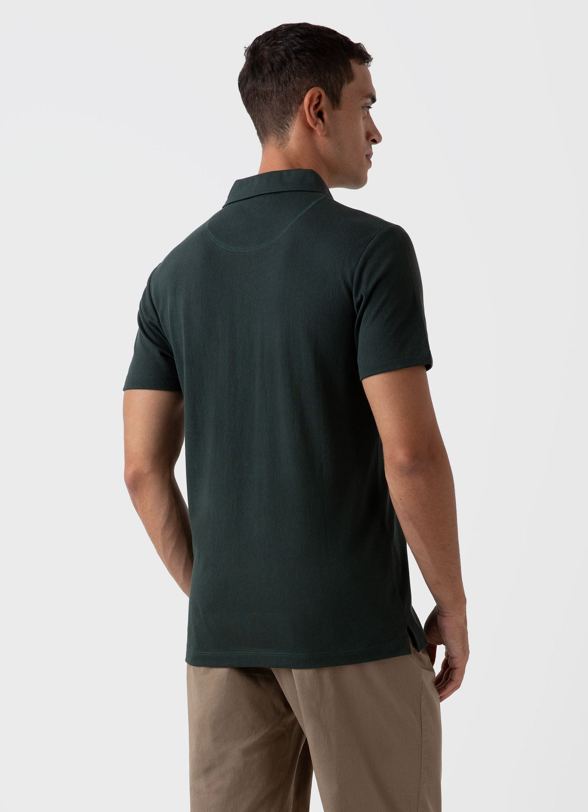 Men's Riviera Polo Shirt in Seaweed