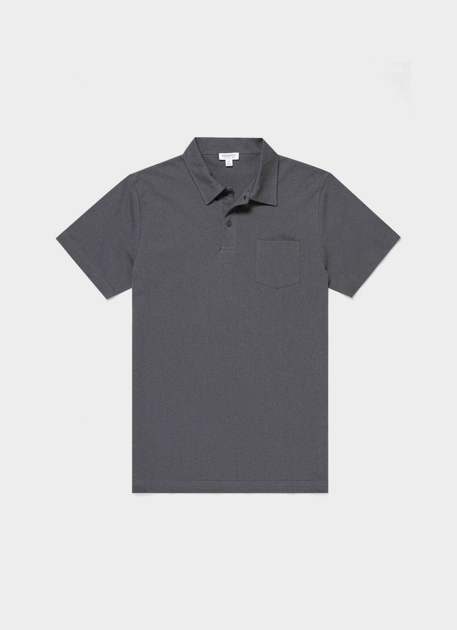 Men's Riviera Polo Shirt in Lead