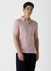 Men's Riviera Polo Shirt in Shell Pink