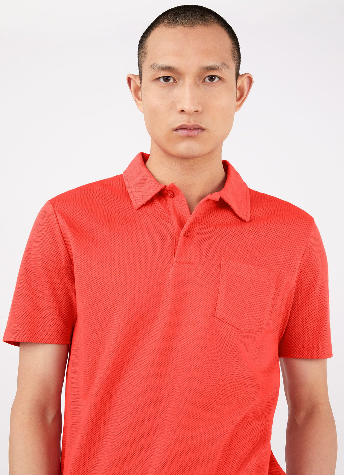 Men's Riviera Polo Shirt in Candy Red