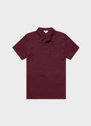 Men's Riviera Polo Shirt in Vino