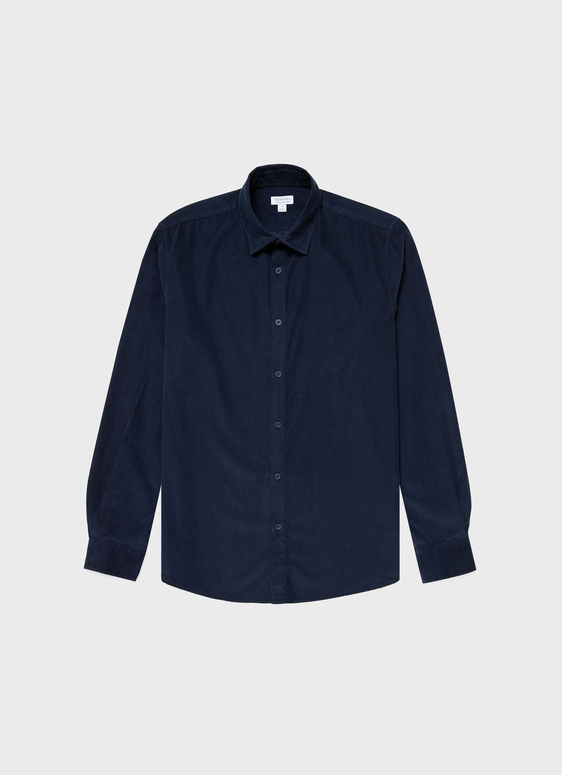 Men's Fine Cord Shirt in Navy