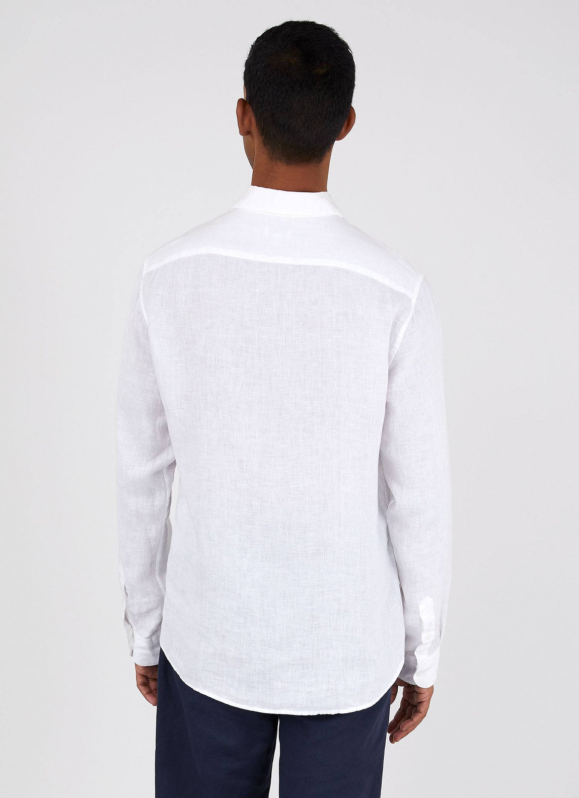 Men's Linen Shirt in White