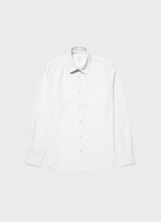 Men's Fine Cord Shirt in Chalk
