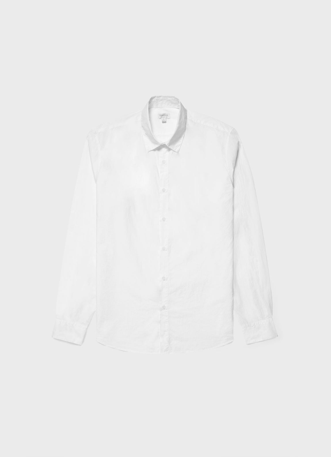 Men's Lightweight Poplin Shirt in White
